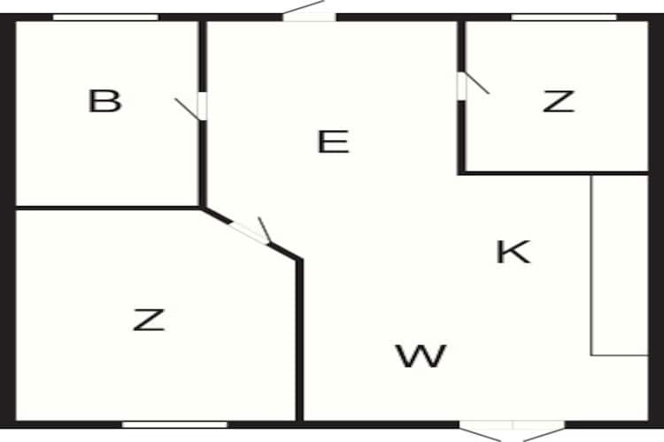 4 persoons vakantie huis in Aakirkeby-By Traum-Plattegrond