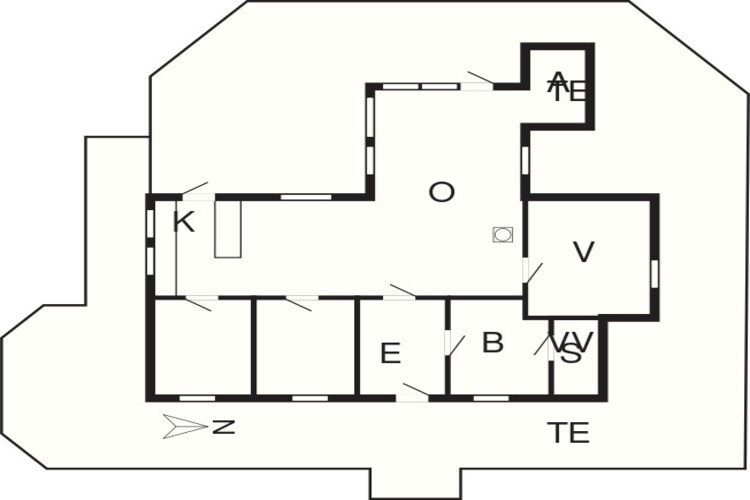 8 persoons vakantie huis in Glesborg-By Traum-Plattegrond