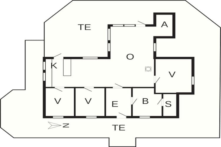 8 persoons vakantie huis in Glesborg-By Traum-Plattegrond