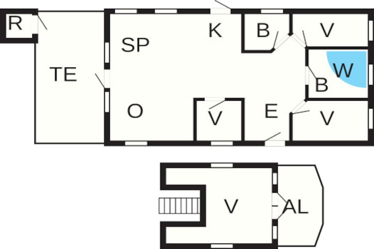 Afgelegen toevlucht nabij zee -- By Traum Ferienwohnungen-Plattegrond