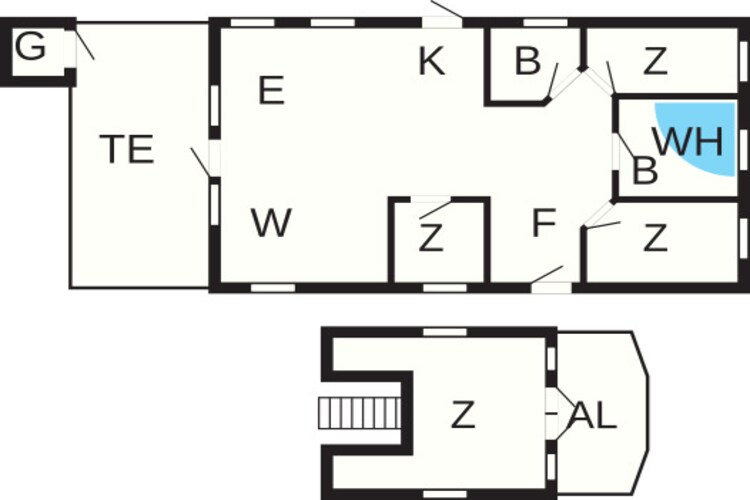 Afgelegen toevlucht nabij zee -- By Traum Ferienwohnungen-Plattegrond