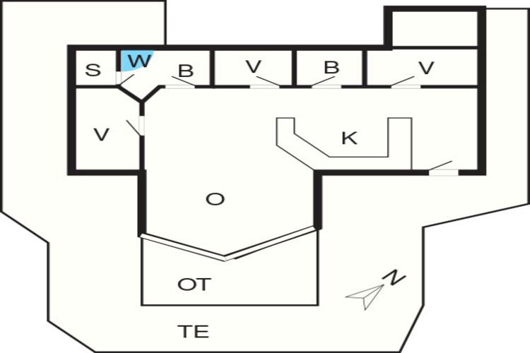 Modern huisje met spa -- By Traum Ferienwohnungen-Plattegrond