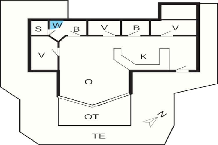 Modern huisje met spa -- By Traum Ferienwohnungen-Plattegrond