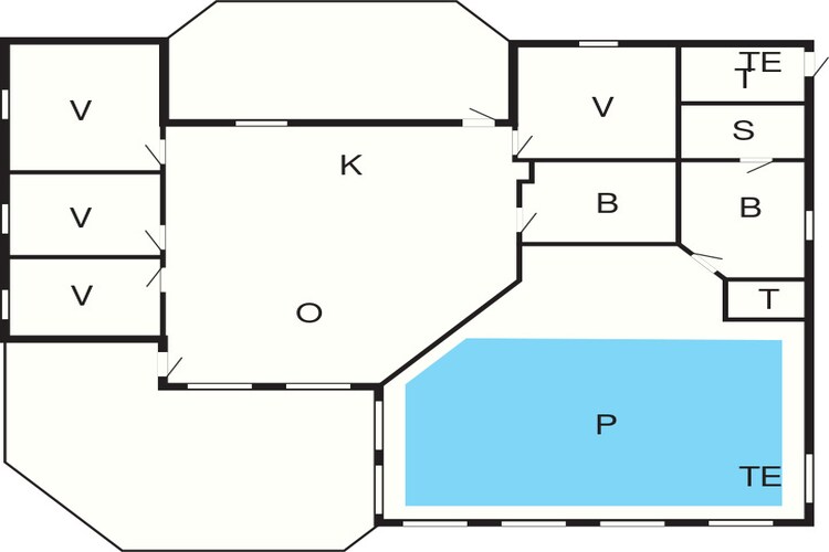 Panoramisch zwembad toevluchtsoord -- By Traum Ferienwohnungen-Plattegrond