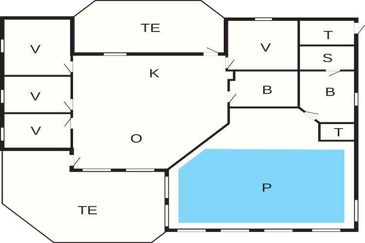 Panoramisch zwembad toevluchtsoord -- By Traum Ferienwohnungen - Plattegrond
