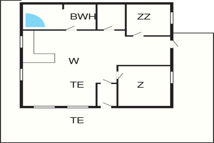 6 persoons vakantie huis in Løkken-By Traum-Plattegrond