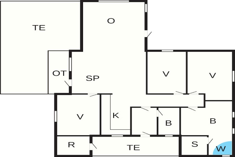 8 persoons vakantie huis in Brovst-By Traum-Plattegrond