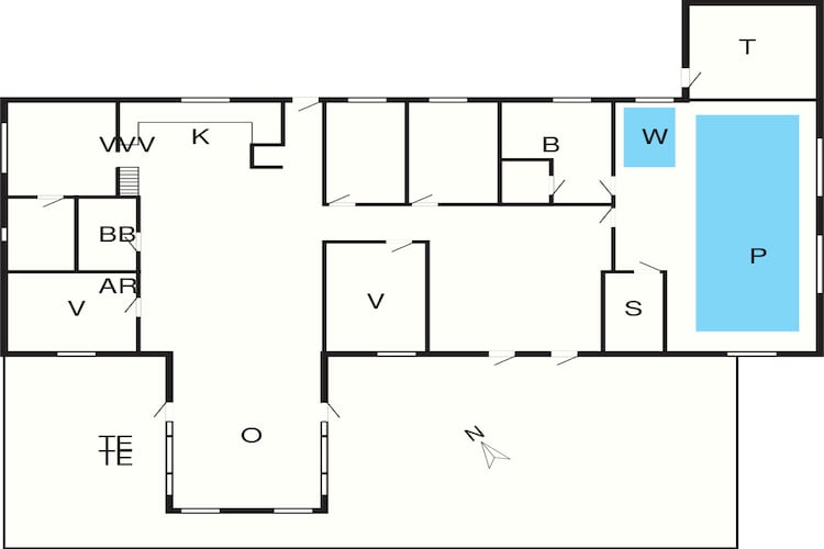 Luxe retraite met zwembad -- By Traum Ferienwohnungen-Plattegrond