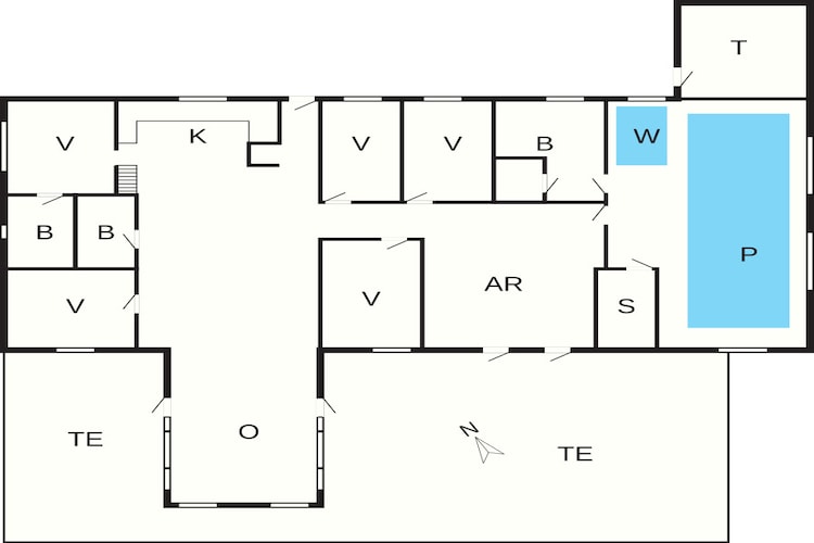 Luxe retraite met zwembad -- By Traum Ferienwohnungen-Plattegrond