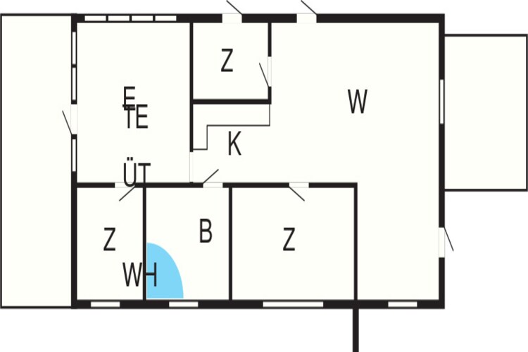 6 persoons vakantie huis in Løkken-By Traum-Plattegrond