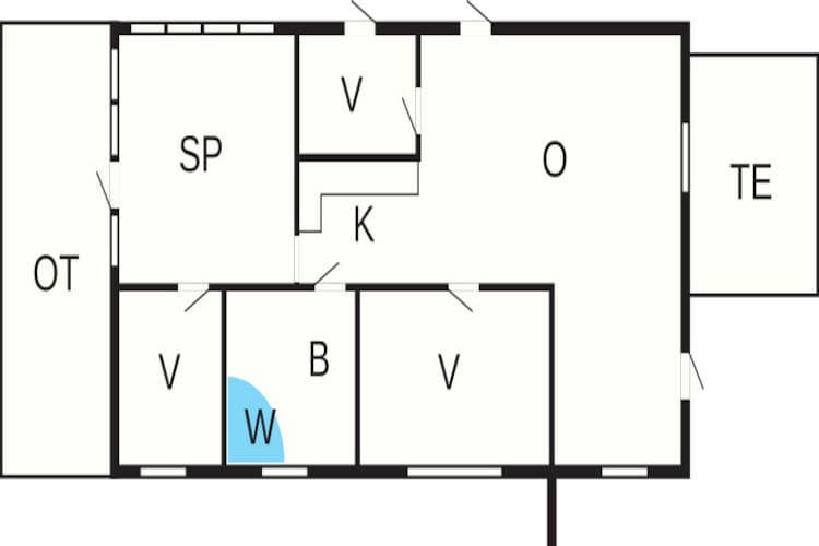 6 persoons vakantie huis in Løkken-By Traum - Plattegrond