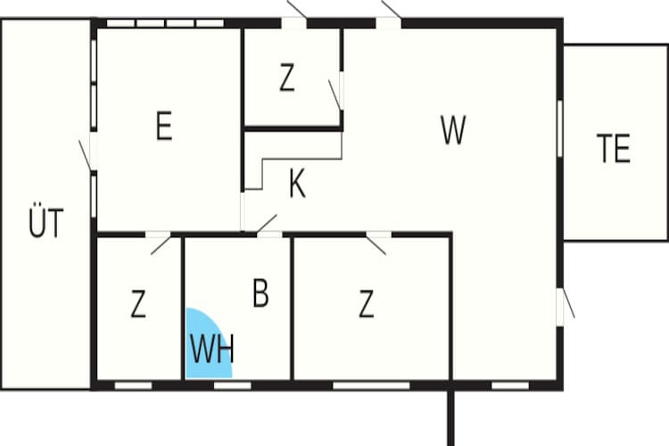 6 persoons vakantie huis in Løkken-By Traum - Plattegrond