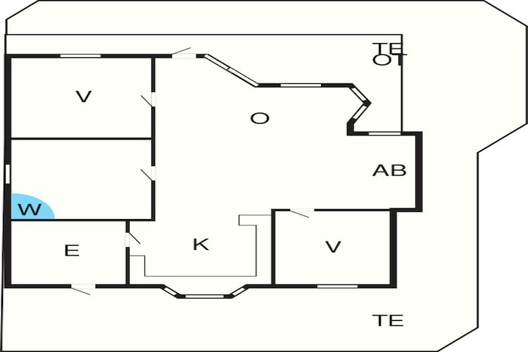 6 persoons vakantie huis in Løkken-By Traum-Plattegrond