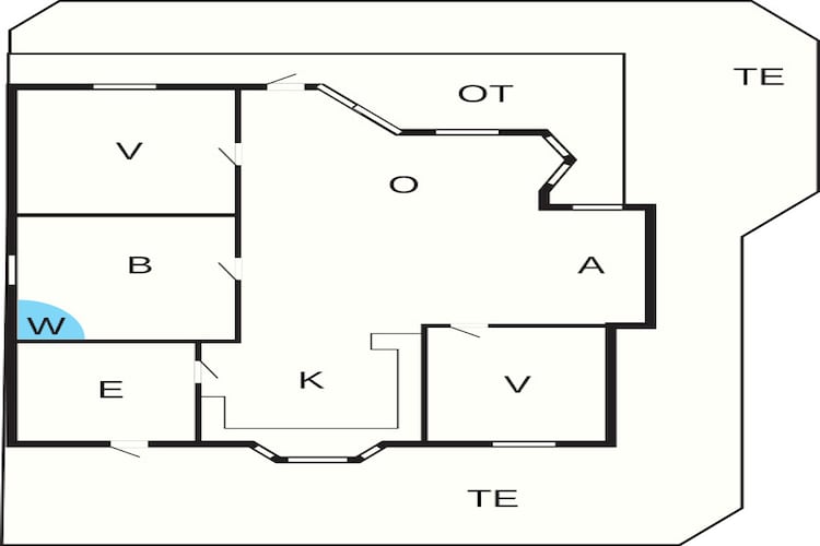 6 persoons vakantie huis in Løkken-By Traum-Plattegrond