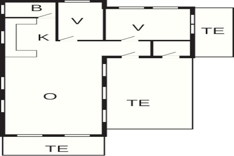 5 persoons vakantie huis in Løkken-By Traum-Plattegrond
