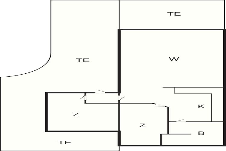 5 persoons vakantie huis in Løkken-By Traum - Plattegrond