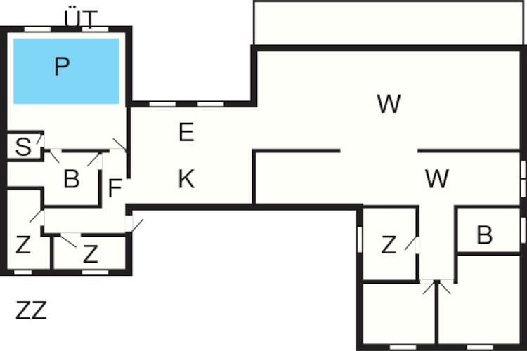 14 Personen Ferienhaus in Odder-Grundriss