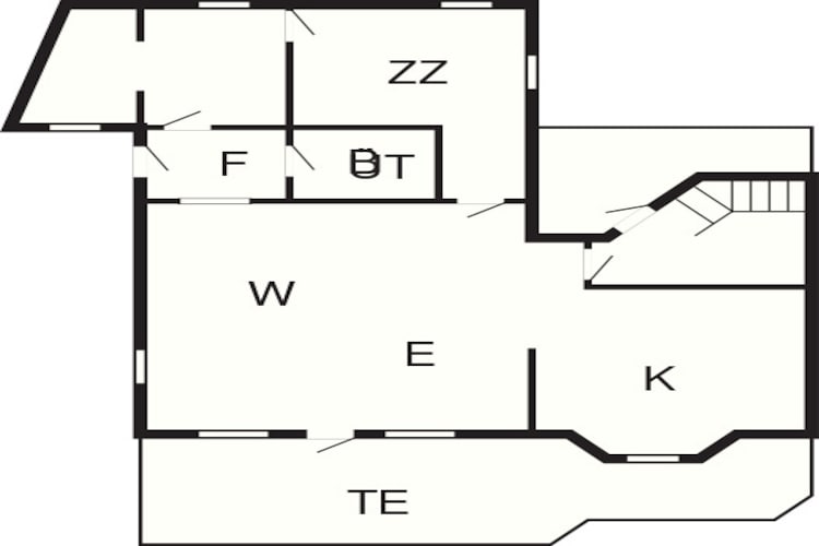 Panoramisch toevluchtsoord in Andkaer Vig -- By Traum Ferienwohnungen-Plattegrond