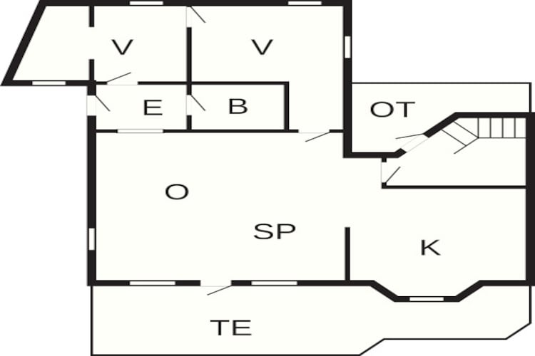 Panoramisch toevluchtsoord in Andkaer Vig -- By Traum Ferienwohnungen-Plattegrond