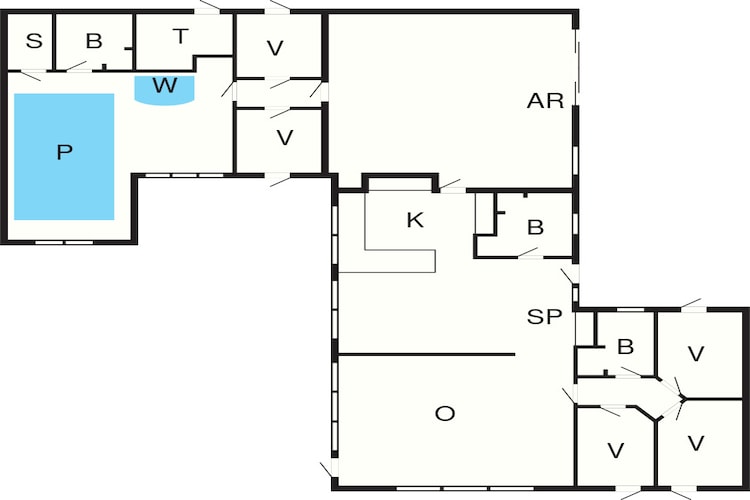 18 Personen Ferienhaus in Løkken-By Traum-Grundriss