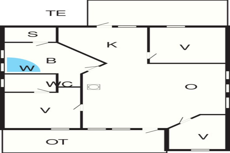 6 persoons vakantie huis in Oksbøl-By Traum-Plattegrond