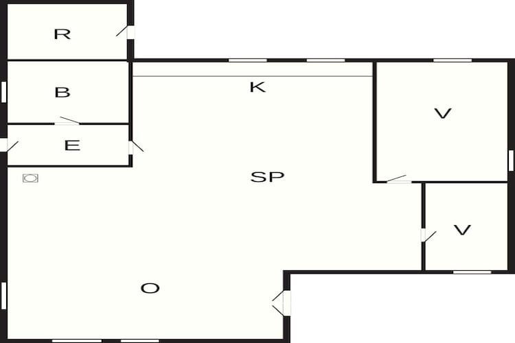 Maison de vacances pour 4 a Ans By-By Traum - Plan