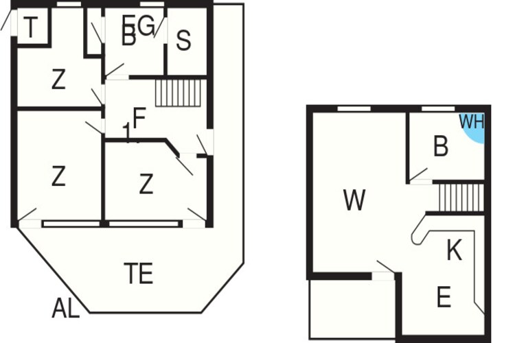 MERKUR 62+58 SW 1.RH.-Plattegrond