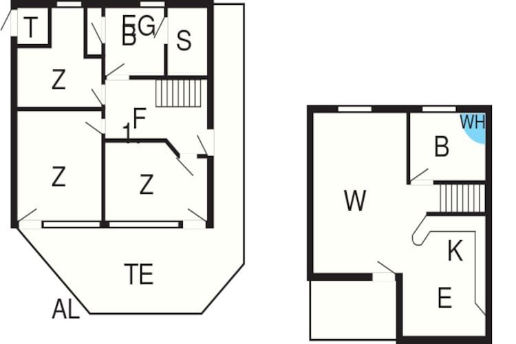 MERKUR 62+58 SW 2.RH.-Plattegrond