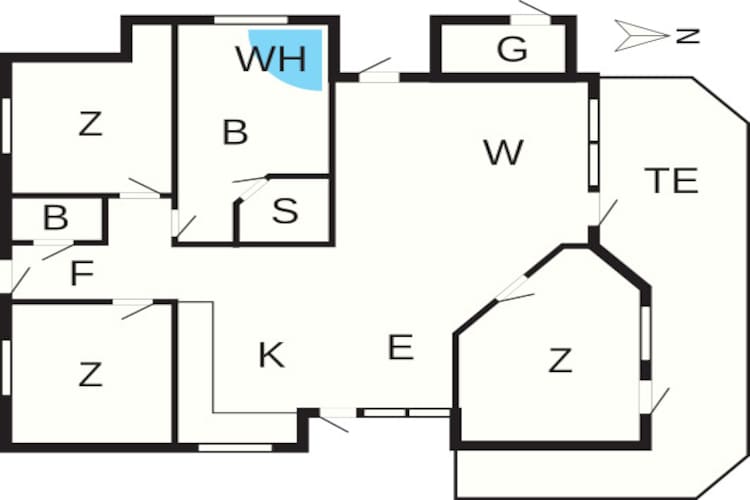 Panoramisch kustverblijf -- By Traum Ferienwohnungen-Plattegrond