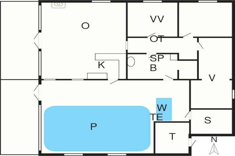 8 persoons vakantie huis in Ebeltoft-By Traum-Plattegrond