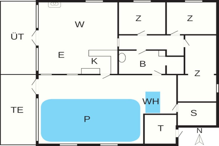 8 persoons vakantie huis in Ebeltoft-By Traum-Plattegrond