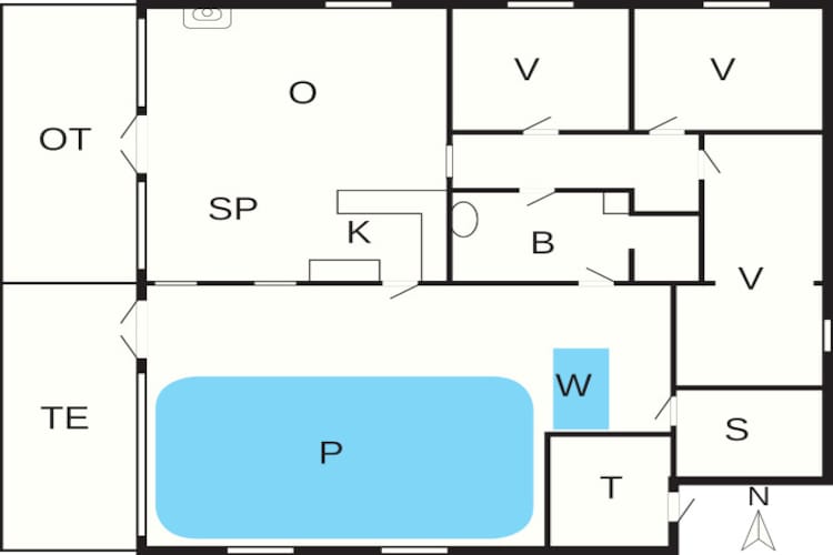 8 persoons vakantie huis in Ebeltoft-By Traum-Plattegrond