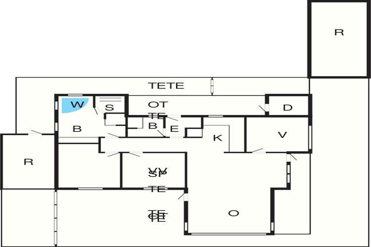 6 persoons vakantie huis in Brovst-By Traum-Plattegrond