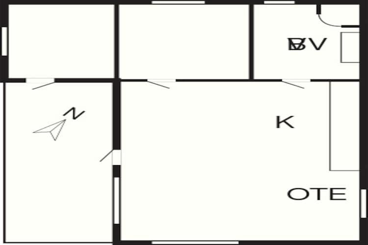 6 persoons vakantie huis in Roslev-By Traum-Plattegrond