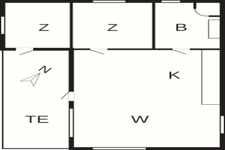 6 persoons vakantie huis in Roslev-By Traum-Plattegrond