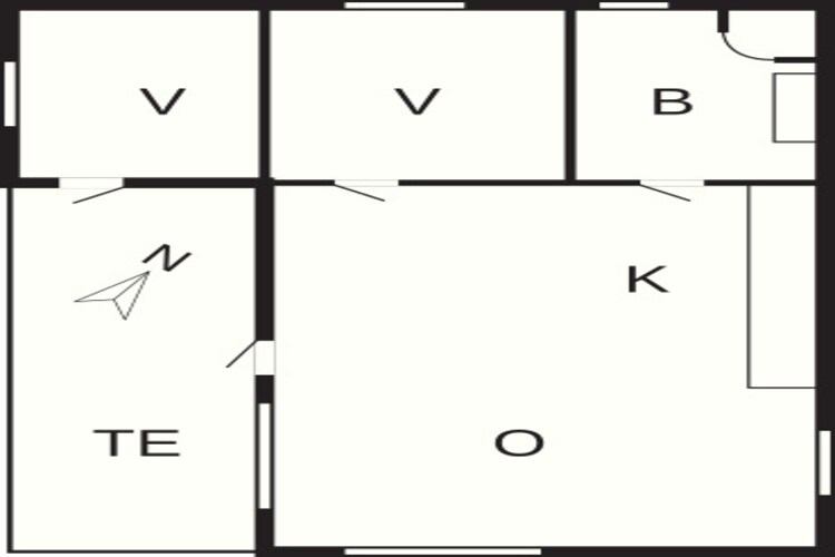6 persoons vakantie huis in Roslev-By Traum - Plattegrond