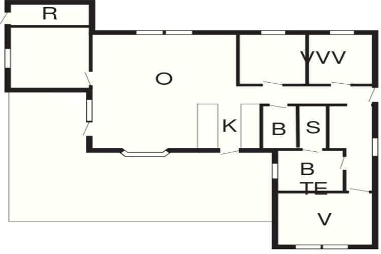 8 persoons vakantie huis in Væggerløse-By Traum-Plattegrond