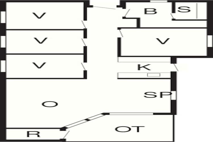 8 persoons vakantie huis in Væggerløse-By Traum - Plattegrond