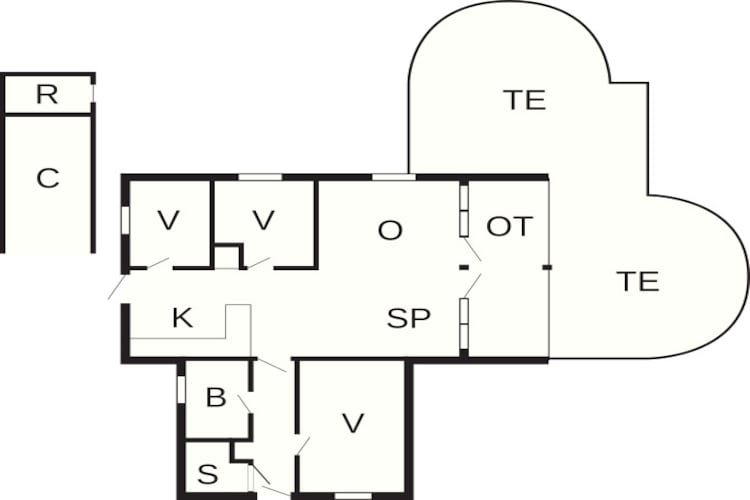 Rustige Sauna-oase -- By Traum Ferienwohnungen-Plattegrond