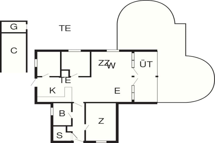 Rustige Sauna-oase -- By Traum Ferienwohnungen - Plattegrond
