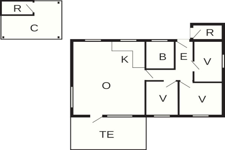 6 persoons vakantie huis in Væggerløse-By Traum-Plattegrond