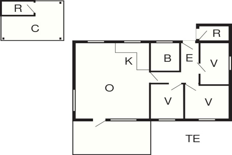6 persoons vakantie huis in Væggerløse-By Traum - Plattegrond