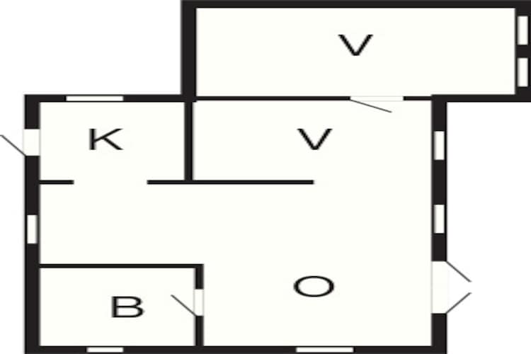 4 persoons vakantie huis in Stege-By Traum - Plattegrond