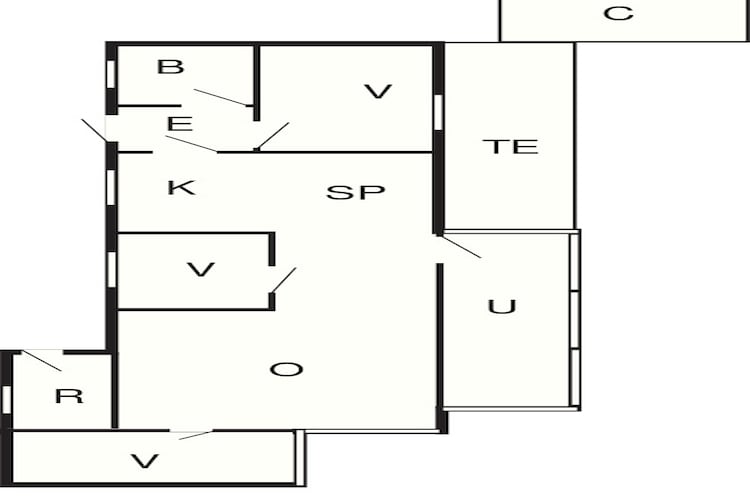 Maison de vacances pour 6 a Dannemare - Plan