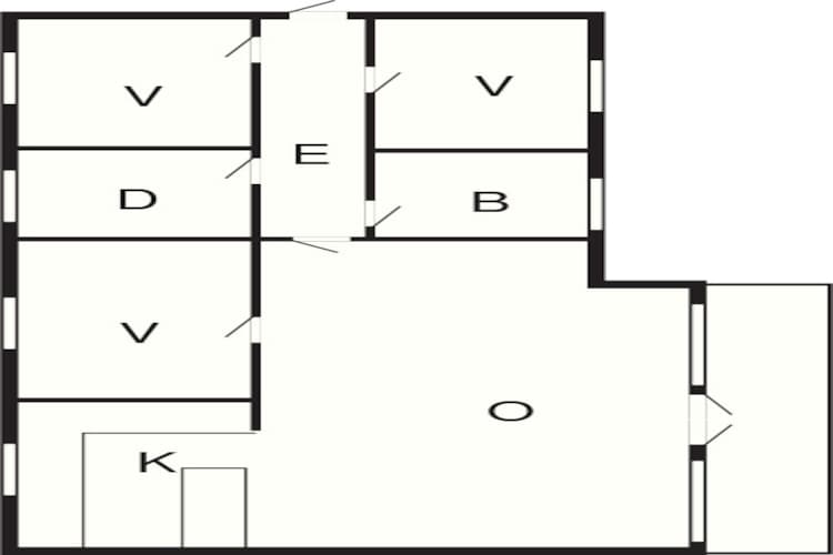 5 persoons vakantie huis in Rødby-By Traum - Plattegrond