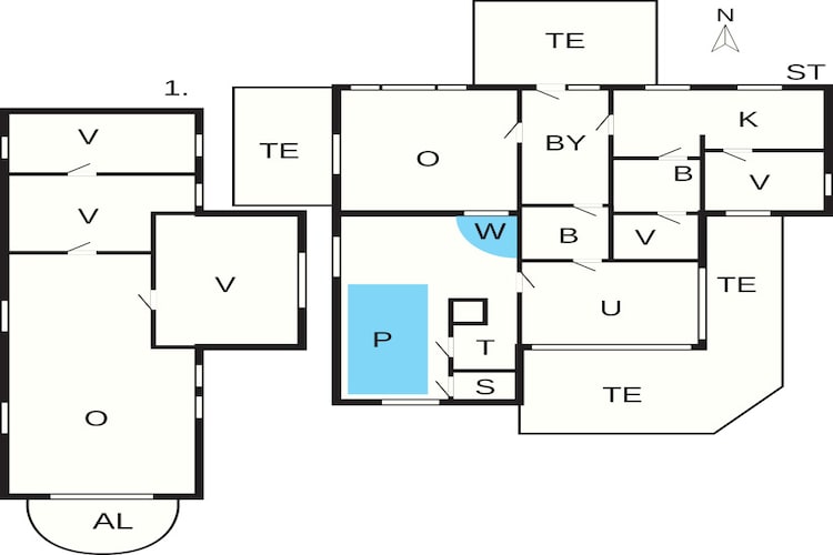 11 persoons vakantie huis in Thisted-By Traum-Plattegrond