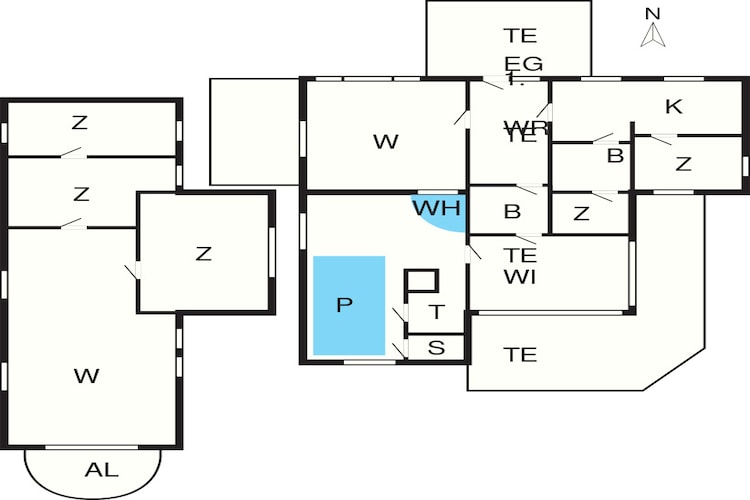 11 persoons vakantie huis in Thisted-By Traum - Plattegrond