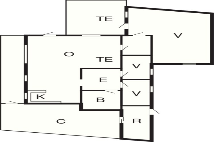 Strandparel voor 6 -- By Traum Ferienwohnungen-Plattegrond