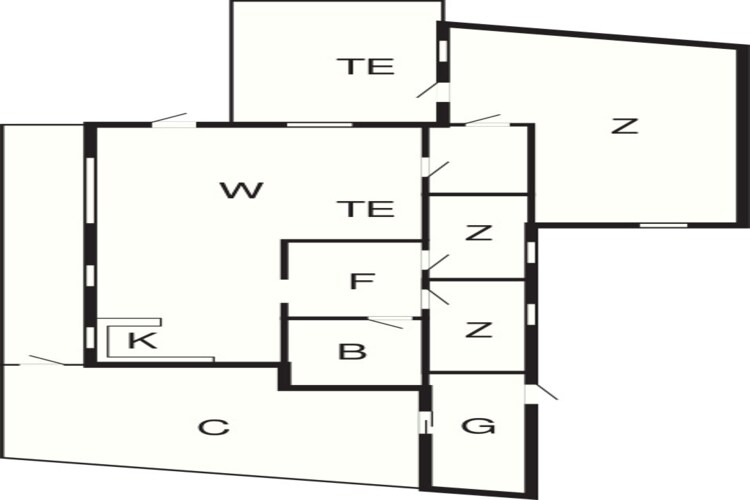Strandparel voor 6 -- By Traum Ferienwohnungen-Plattegrond