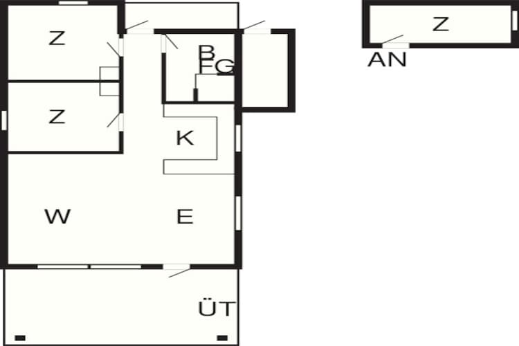 6 persoons vakantie huis in Skibby-By Traum - Plattegrond